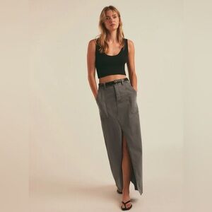 NWT Favorite Daughter Sadie Utility Skirt in Kalamata size 29